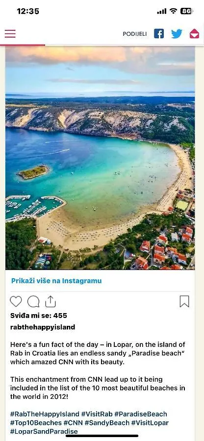Apartmani Baja Lopar
